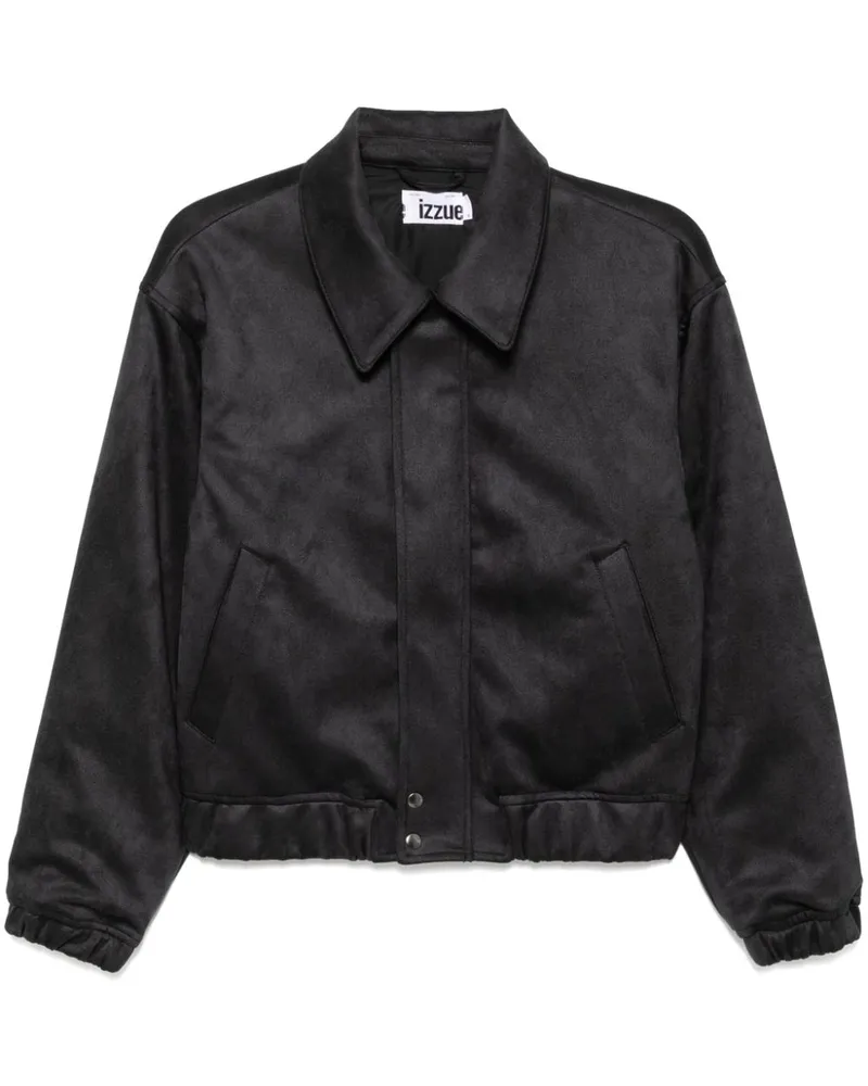 Izzue Cropped-Bomberjacke - Grau Grau