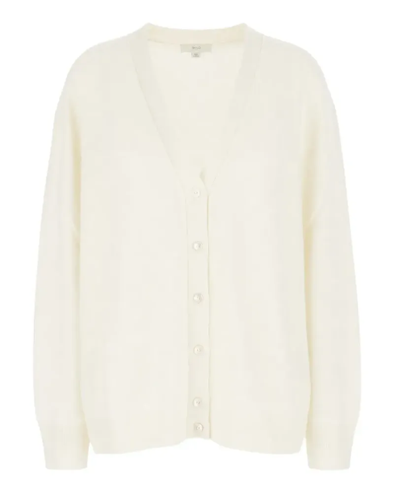 Malo V-neck cashmere cardigan - Nude Nude