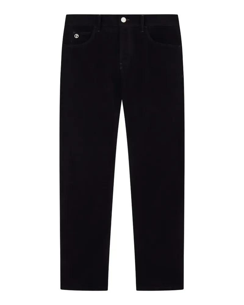 Giorgio Armani Gerade Hose im Five-Pocket-Design - Schwarz Schwarz