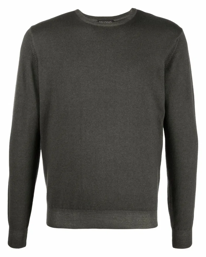Dell'oglio Pullover mit rundem Ausschnitt - Grün Grün