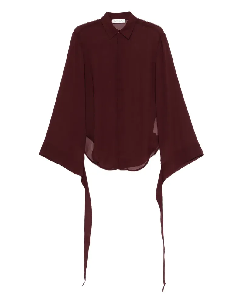 FRANKIE Shop tie-cuff shirt - Rot Rot