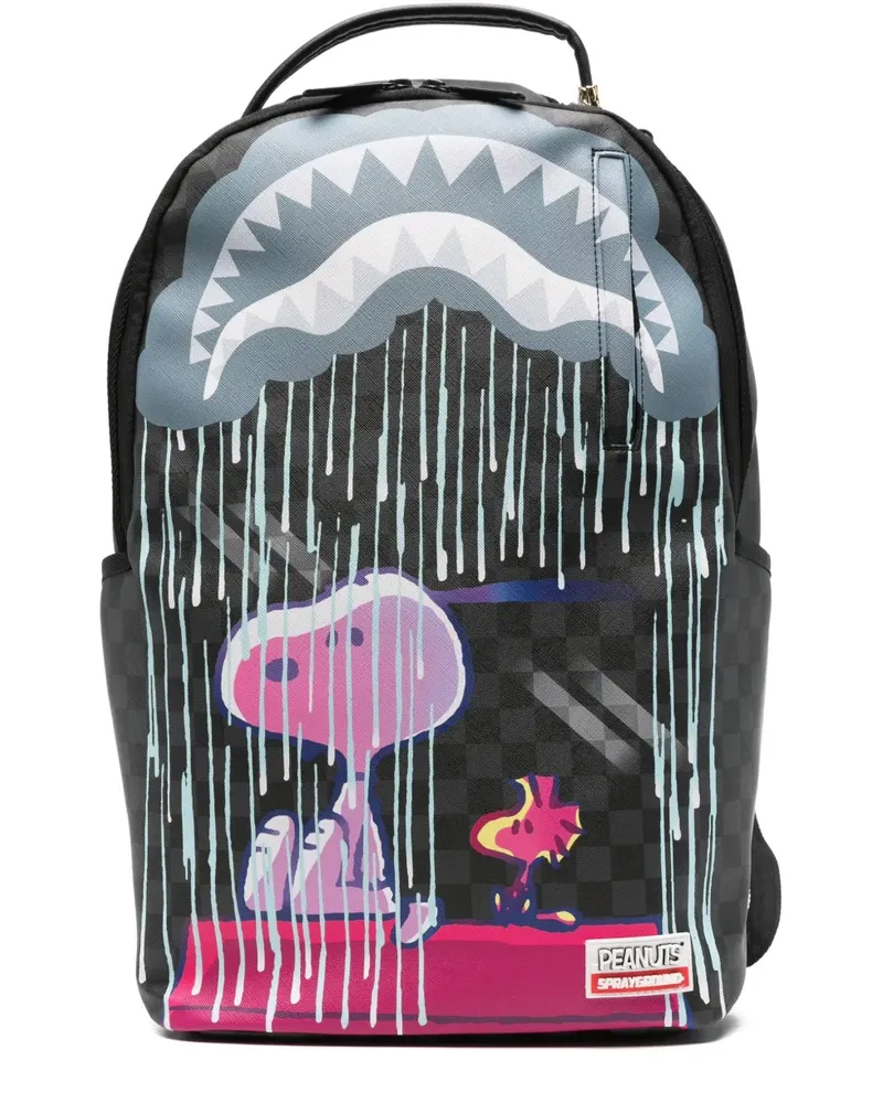 Sprayground x Peanuts Snoopy Weather Rucksack - Schwarz Schwarz