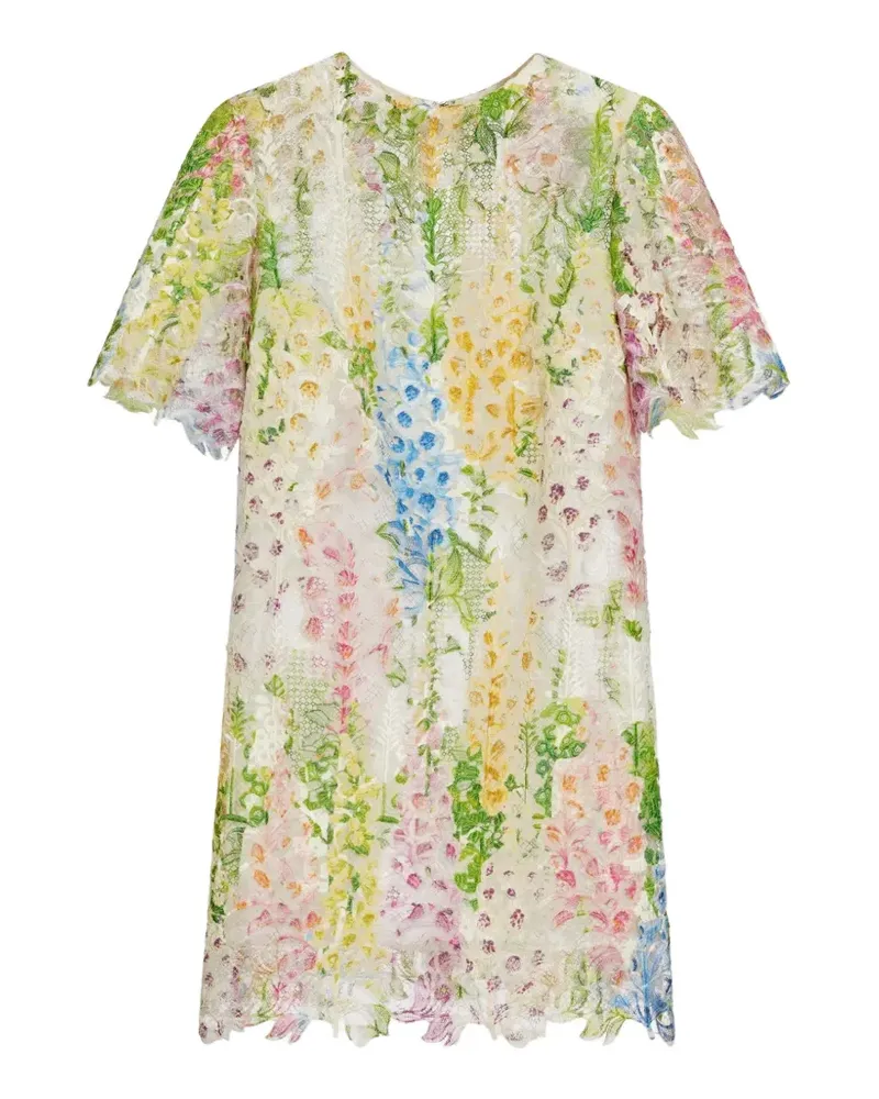 Oscar de la Renta Foxglove Guipure shift mini dress - Weiß Weiß