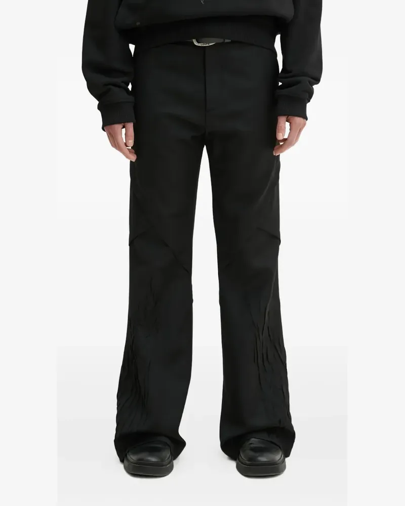 Heliot Emil Hose mit Bundfalten - Schwarz Schwarz