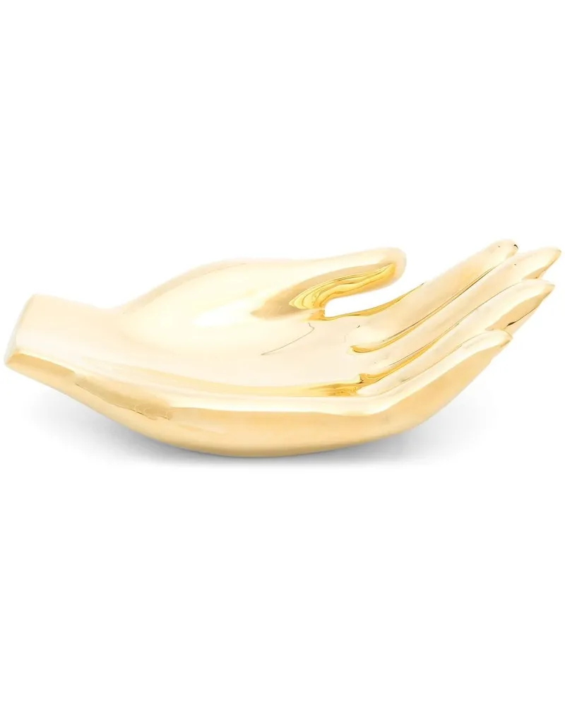 Jonathan Adler Messingschale mit Handform Gold