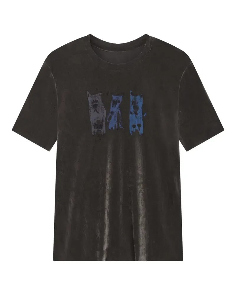 JNBY T-Shirt mit Katzen-Print - Braun Braun