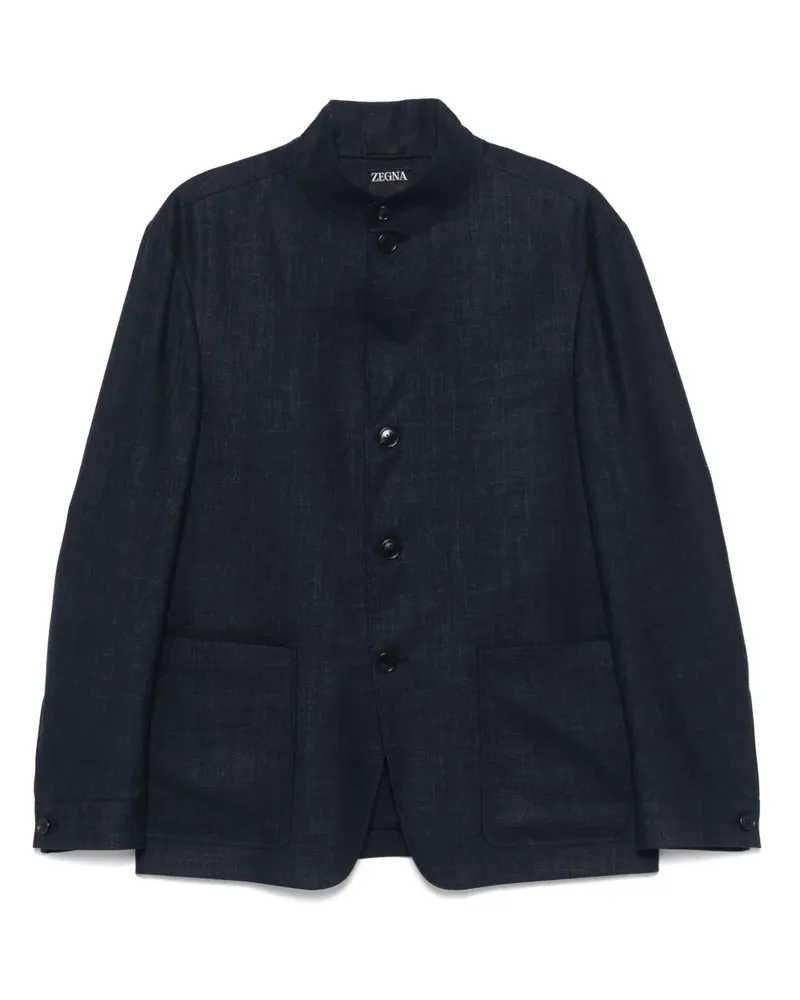 Ermenegildo Zegna Jacke aus Twill - Blau Blau