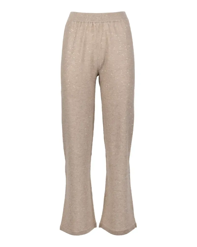 MARELLA Emme flared-leg trousers - Nude Nude