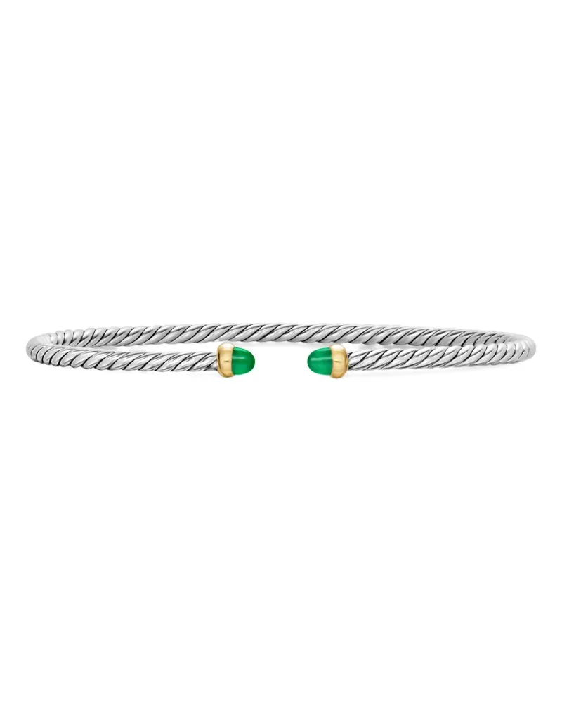 David Yurman micro Cable Flex® bracelet - Silber Silber