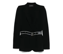 Sakko mit Logo - Schwarz
