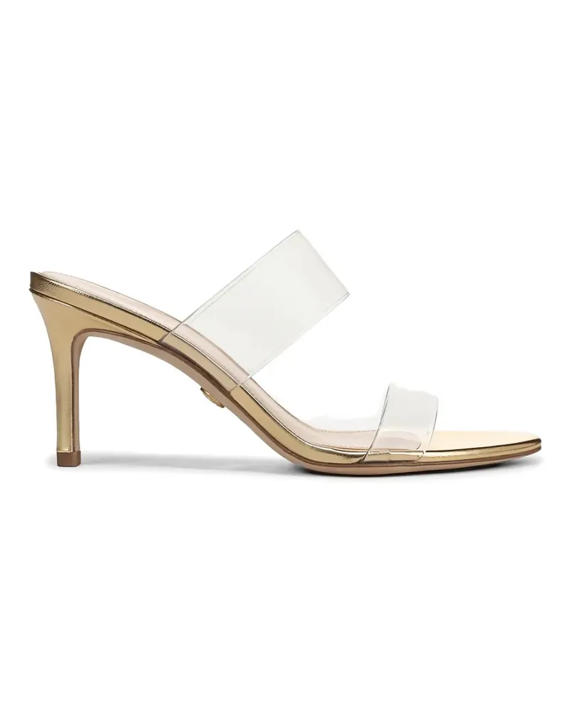 Veronica Beard Asha transparent-strap sandals - Gold Gold