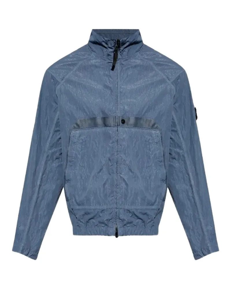 Stone Island Leichte Jacke mit Logo-Patch - Blau Blau