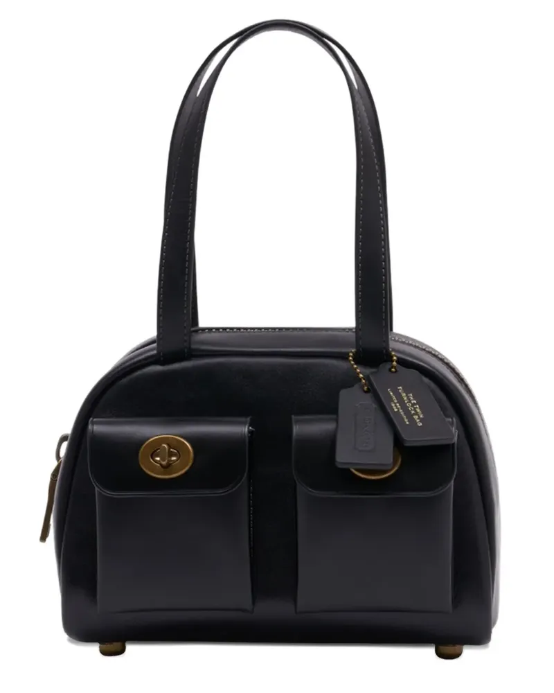Coach Twin Turnlock Bag 20 shoulder bag - Schwarz Schwarz
