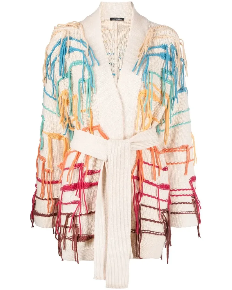 Canessa Rainbow Dream Cardigan - Nude Nude