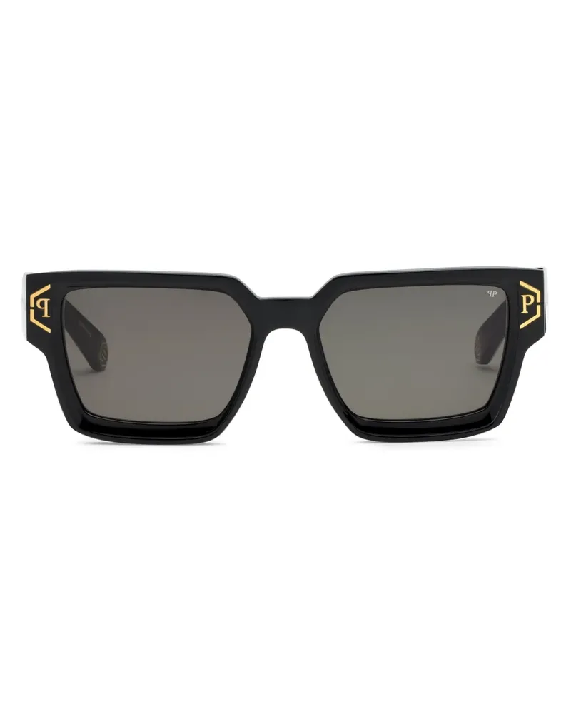 Philipp Plein Brave Shade Sonnenbrille - Schwarz Schwarz