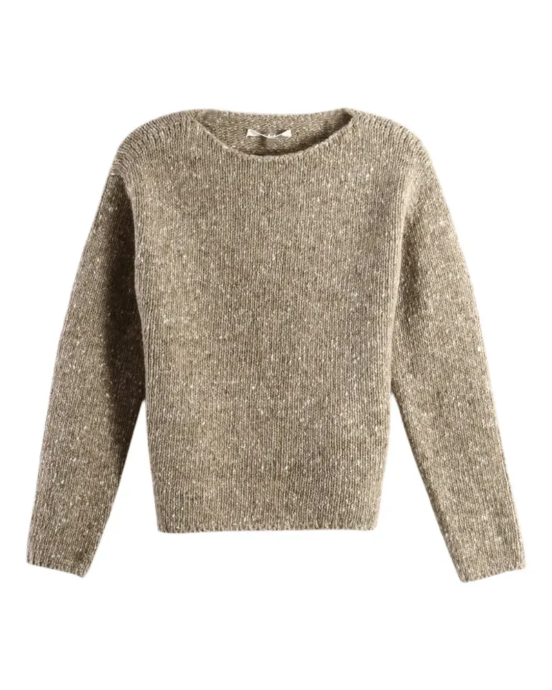 AURALEE flecked knit sweater - Braun Braun