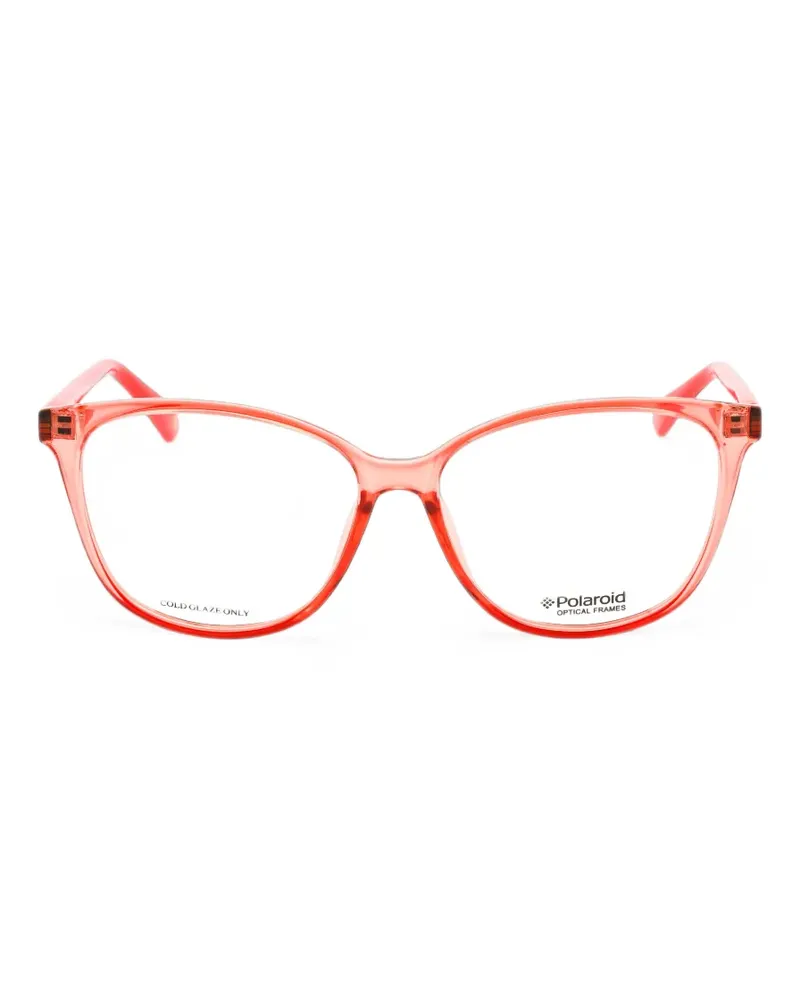 Polaroid rectangle-frame glasses - Rot Rot