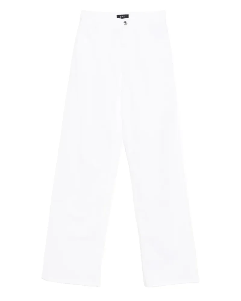Fay Klassische Jeans - Weiß Weiß