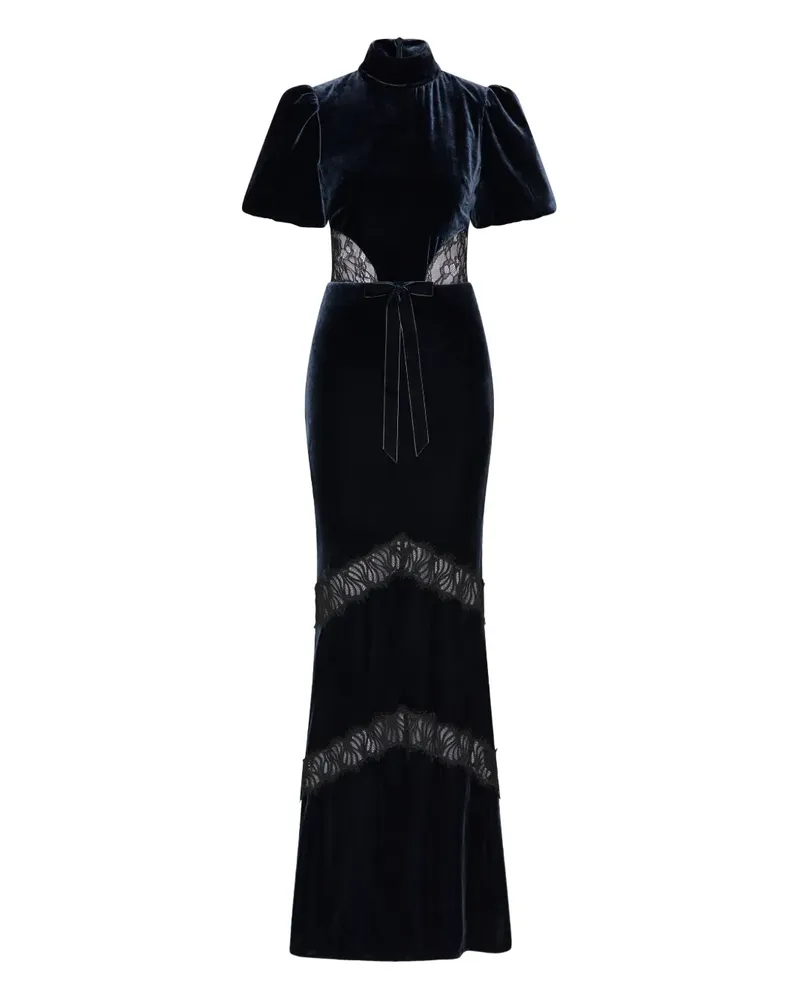 Rebecca Vallance Minerva Maxikleid aus Spitze - Blau Blau