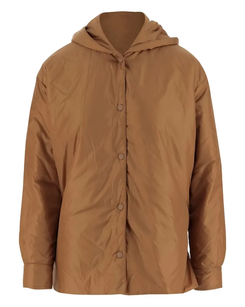 ASPESI Kapuzenjacke mit Knöpfen - Braun Braun