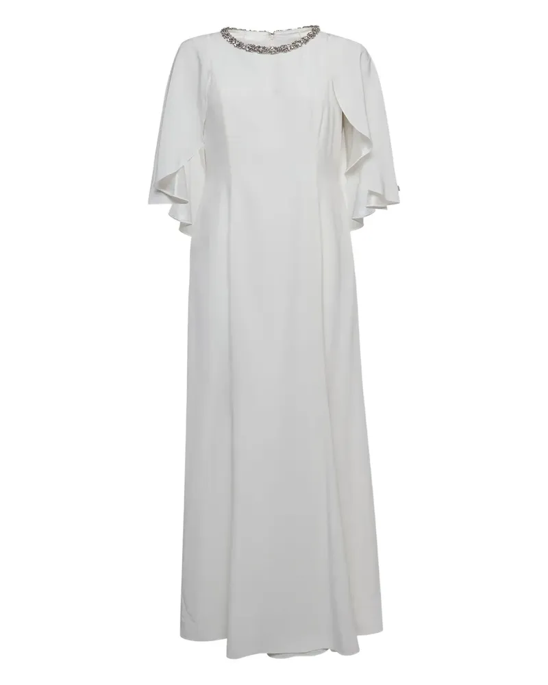 Jenny Packham Pre-owned Kleid mit Kristallen - Weiß Weiß