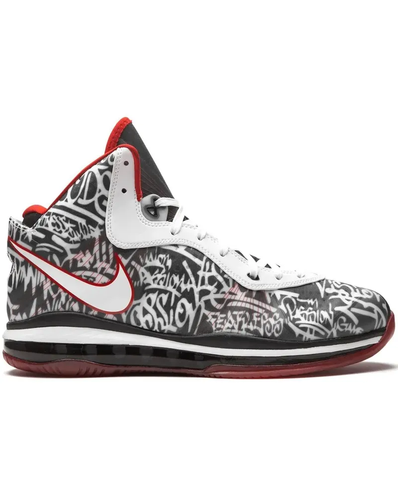 Nike LeBron VIII QS Graffiti Sneakers - Schwarz Schwarz