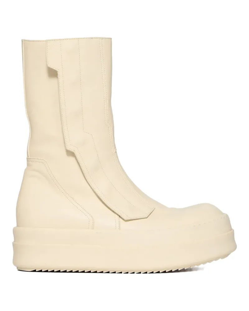 Rick Owens Temple Moto Turbogeo boots - Nude Nude