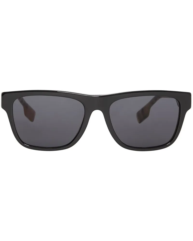Burberry Sonnenbrille mit Vintage-Check - Schwarz Schwarz