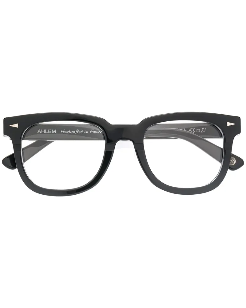 AHLEM Brille mit eckigem Gestell - Schwarz Schwarz