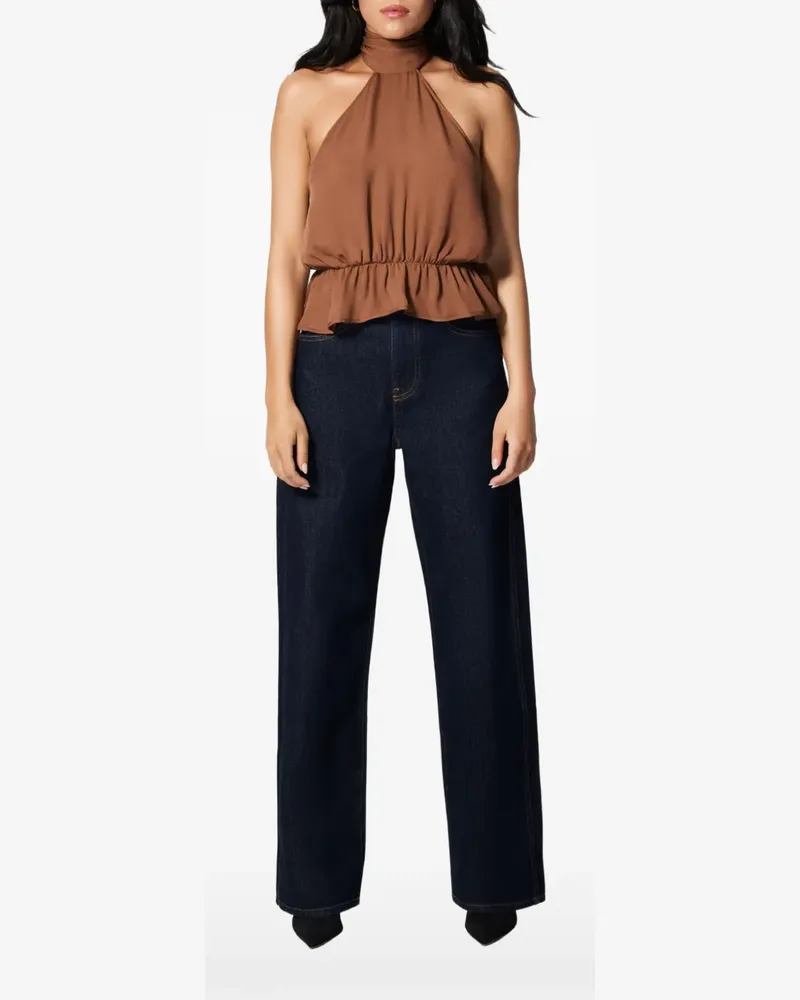 Kiki De Montparnasse Georgette-Top - Braun Braun