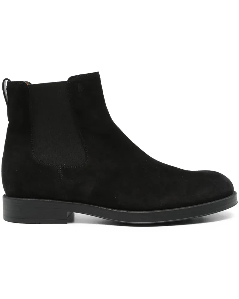 TOD'S Chelsea-Boots aus Wildleder - Schwarz Schwarz
