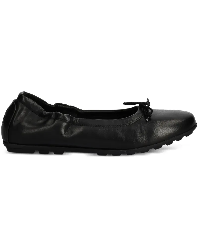 Marc O'Polo Ballerinas mit Schleifendetail - Schwarz Schwarz