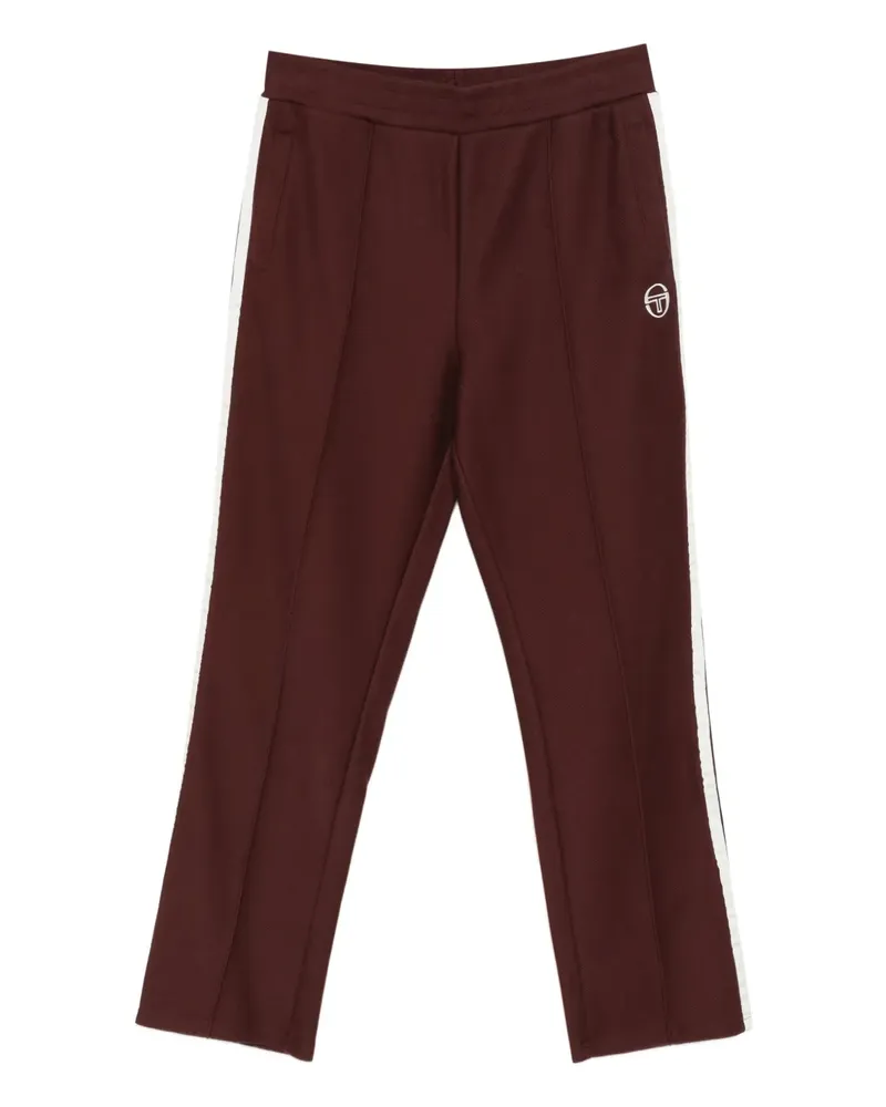Sergio Tacchini Hose mit Logo-Streifen - Braun Braun