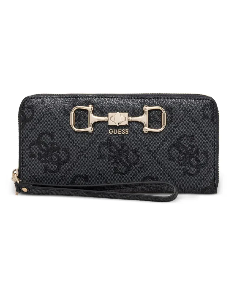 Guess logo-print wallet - Grau Grau