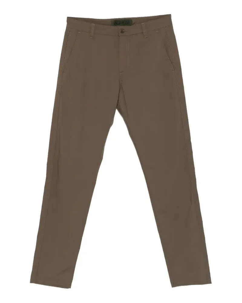 ASPESI slim-cut trousers - Braun Braun