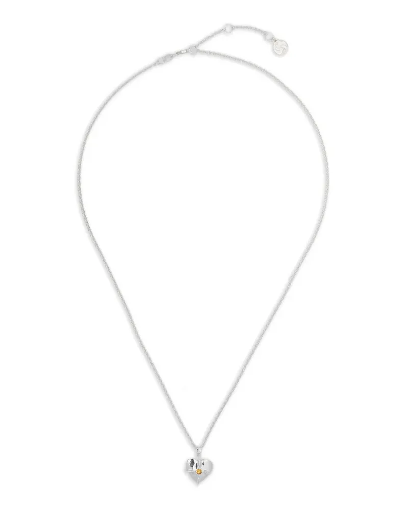 Stolen Girlfriends Club November Heart Halskette - Silber Silber