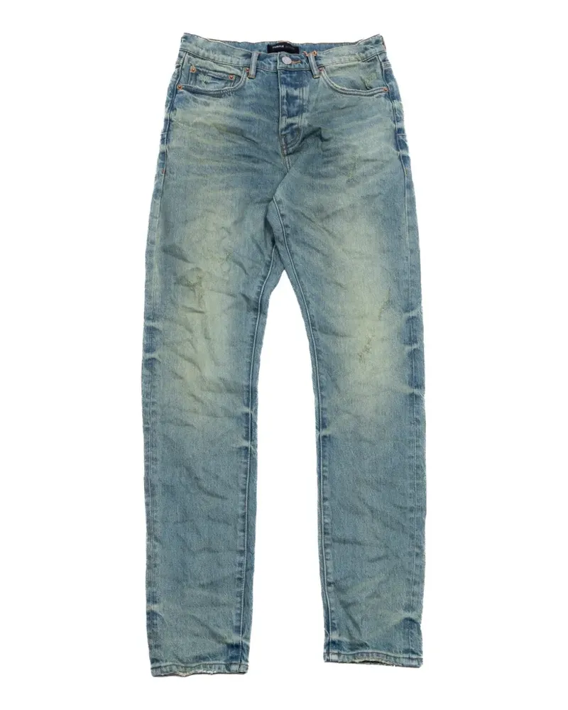 PURPLE BRAND distressed faded jeans - Blau Blau