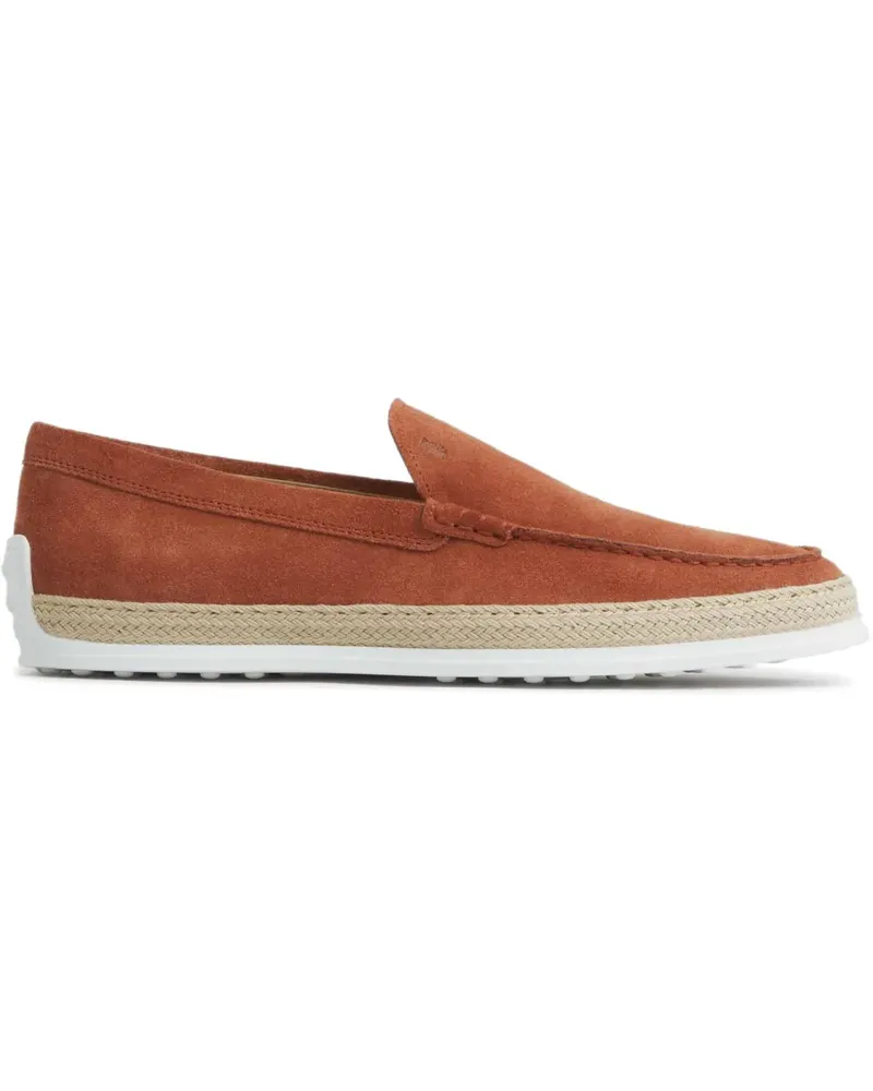 TOD'S Loafer aus Wildleder - Orange Orange