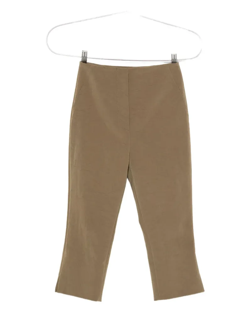 Nanushka Saoirse Caprihose mit Saumschlitz - Grün Grün