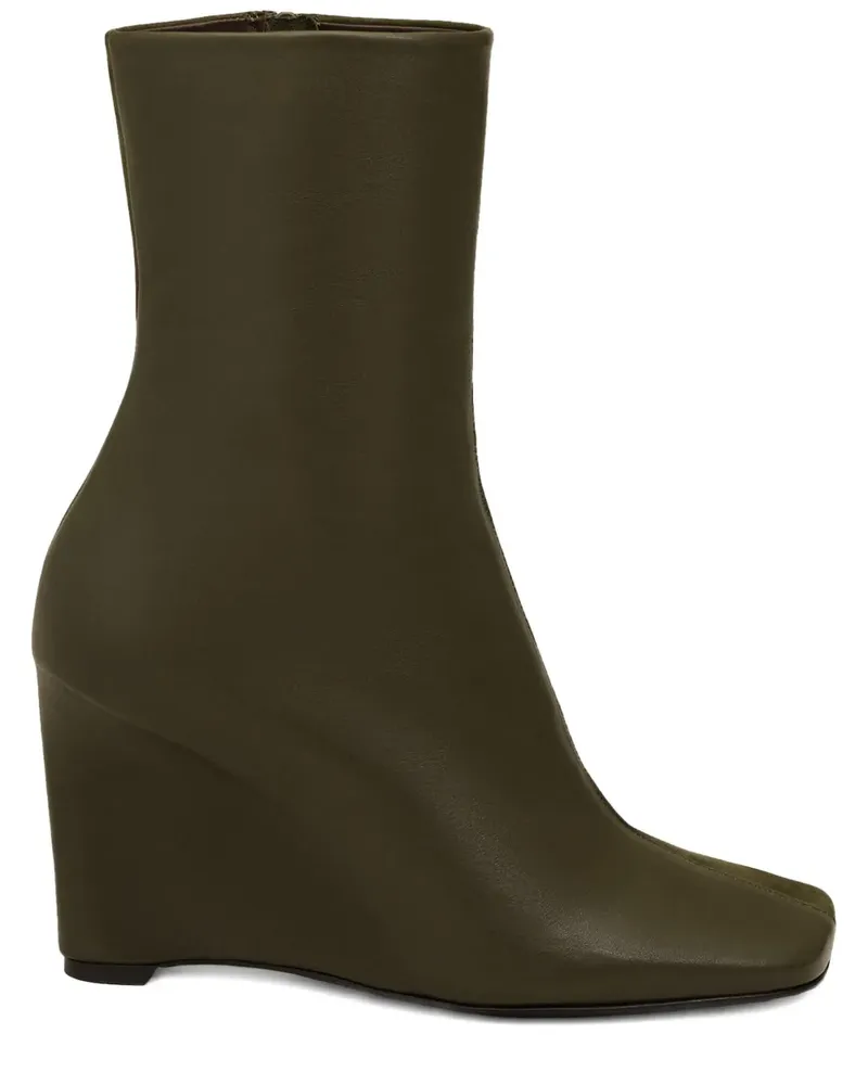 AMI Paris Stiefel mit Wedge-Absatz 90mm - Braun Braun