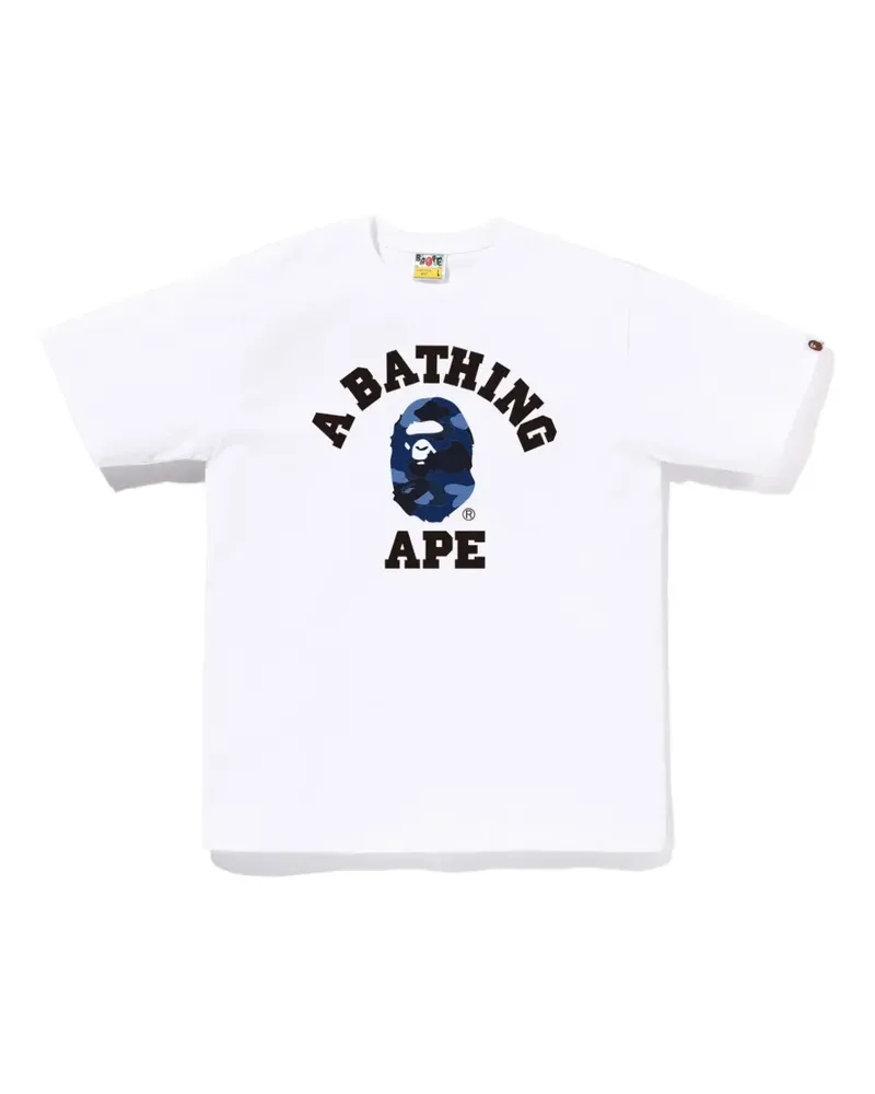 BAPE Color Camo College T-Shirt - Weiß Weiß