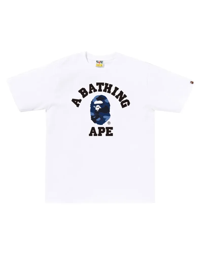 BAPE Color Camo College T-Shirt - Weiß Weiß