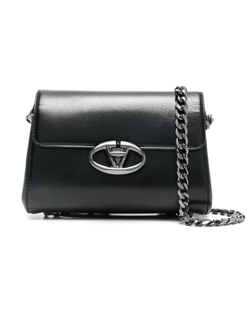 Valentino Garavani VLogo Signature Schultertasche - Schwarz Schwarz
