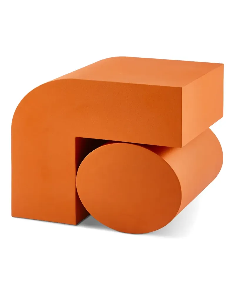 POLSPOTTEN Geometrischer Kombo Beistelltisch - Orange Orange
