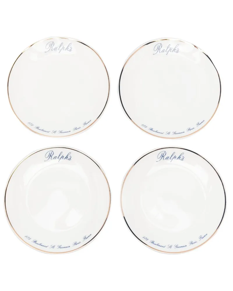 Ralph Lauren Home Ralph's Set aus Kanapee-Tellern - Weiß Weiß