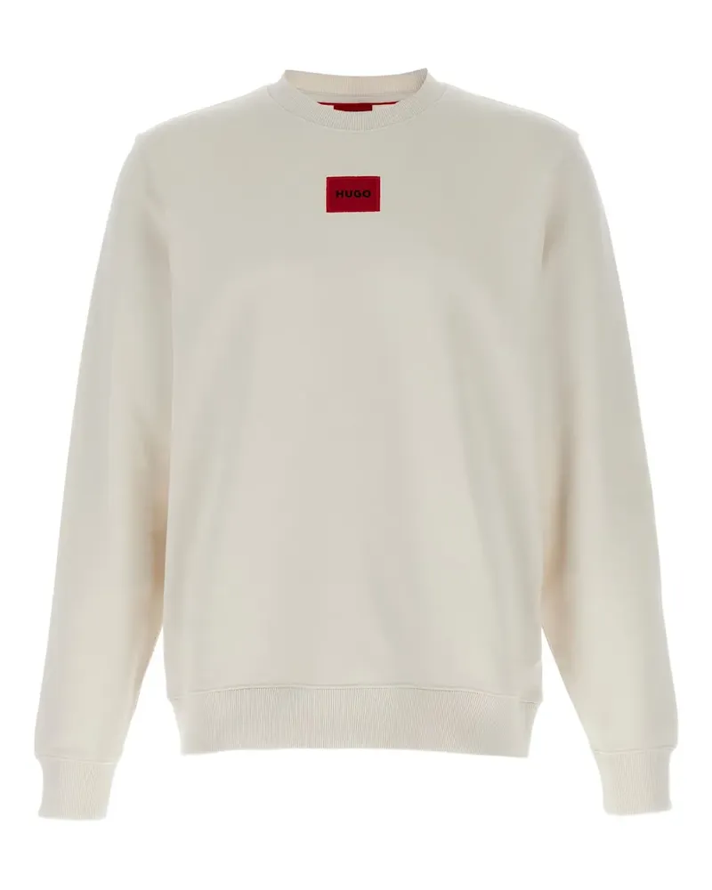 HUGO BOSS Sweatshirt mit Logo-Patch - Nude Nude