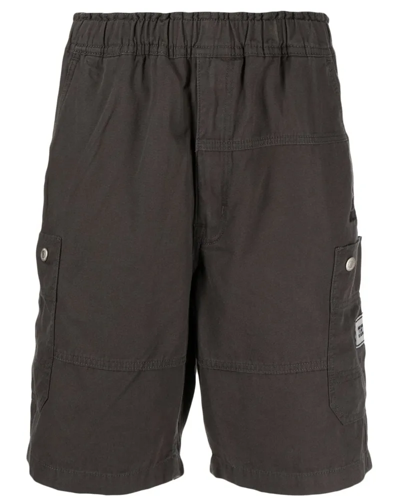 Izzue Shorts mit aufgesetzten Taschen Grau