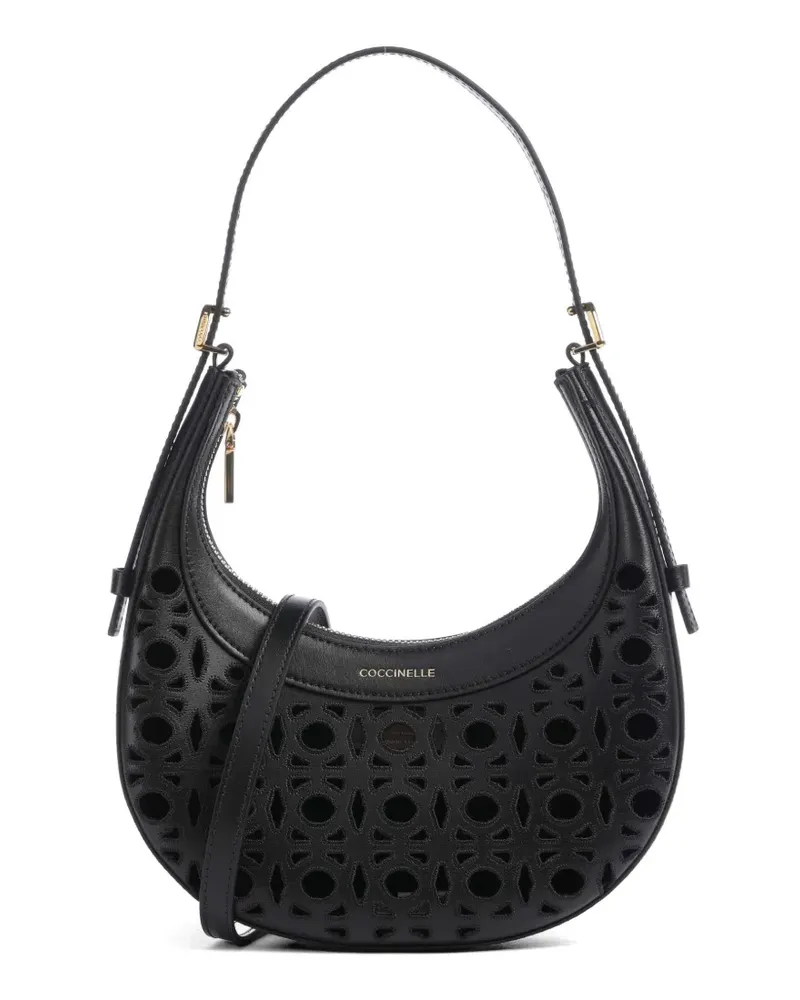 Coccinelle Whisper shoulder bag - Schwarz Schwarz