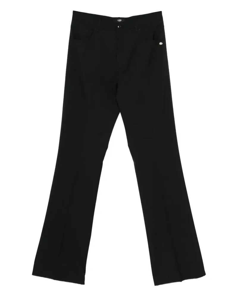 Amiri Bootcut-Hose mit geknöpftem Hosenschlitz - Schwarz Schwarz