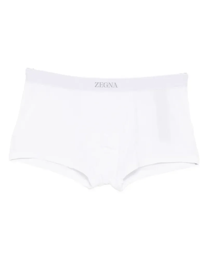 Ermenegildo Zegna logo-waistband boxer briefs - Weiß Weiß